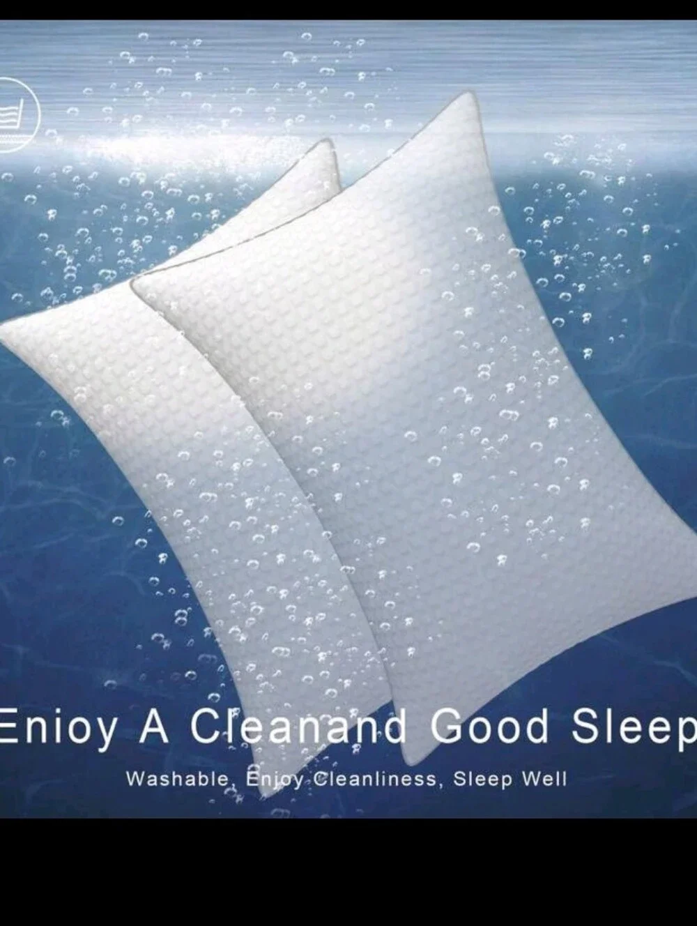 Premium White Memory Foam Pillow - Set of 2 KING SIZE